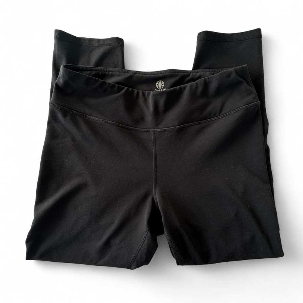 Gaiam Women’s Highlife Black Leggings Yoga Workout Size Medium